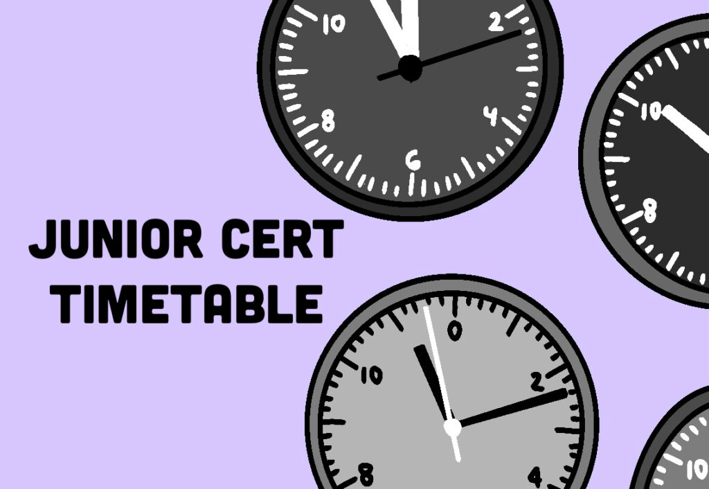 Junior Cert Timetable 2024